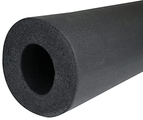 Schaumstoffschlauch Für Griffgriffstütze Rohrisolierung 22mm,27mm,34mm,43mm,48mm,60mm,76mm,89mm,108mm ID 1,9m Länge Schwarz Isolierschlauch Wärmedämmung Rohr, Soft, Kautschuk-Schlauch