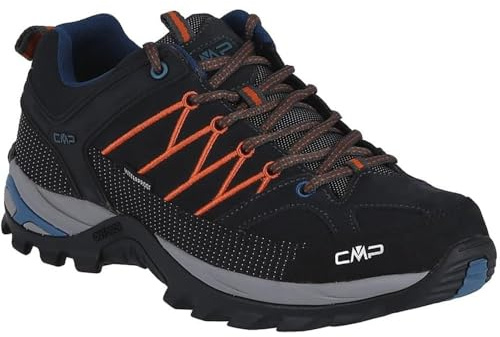 CMP Rigel Low Trekking Shoes WP, Walking Shoe, Bly-Jaffa, 44 EU, Jaffa-bly, 44 EU