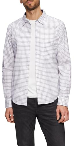 s.Oliver Regular Fit: Kariertes Hemd aus Baumwollstretch mit Brusttasche