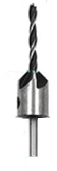 1/4/7 Stck. Hochgeschwindigkeitsstahl 5-Klingen-Senkkopf-Bit-Bohrer-Reibahlen-Set Holzbearbeitungs-Fasen-Bit-Set 3–10 mm(10mm 1pc)