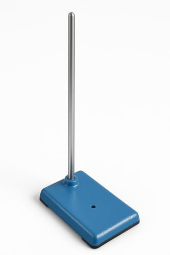 Labsales Basic Retort Stand, Rod Stand With Rectangular Base 160mm Length x 100mm Width & 470mm Rod Height, for Laboratory Equipment, Glassware, Chemistry Test Tubes, flasks & Lab Beakers
