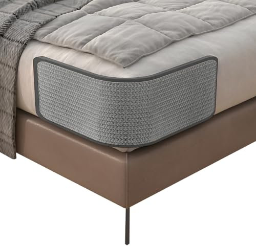 Kratzbrett Sisal Katze Kratzmatte Katzenkratzmatte Bettfüße Kratzpads Katzenkratzbrett Möbelschutz Kratzfester Katzenteppich Sisalteppich Ecke Kratzschutz für Sofa Couch Wand 60 x 20 cm, 2 Stück
