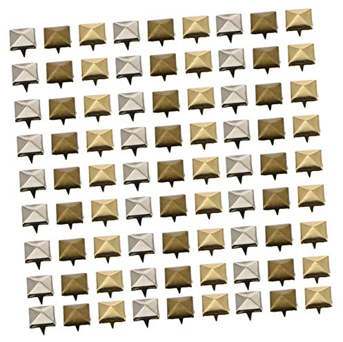 CORHAD 300stücke Hohlnieten Aus Quadratische Nieten Für -bekleidung Taschen Und Schuhe Und Antikbronze Für Kreative Designs