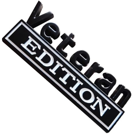 Veteran Edition-Emblem, Veteran Edition-Autoemblem,Auto-Abzeichen-Aufkleber | Selbstklebendes Auto-Emblem, Buchstaben-Abzeichen-Aufkleber, Auto-LKW-Aufkleber für Fahrzeuge, PKW, LKW, SUV
