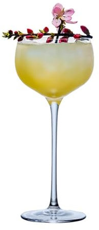 HKIEYDk Gobelet à Cocktail Martini Japonais Kimura du même Style, Bar, fête de Mariage, mélange de vin, Breloques, Coupe à Champagne en Cristal, Verre à Sherry(2 Pcs)