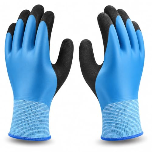Culnflun Isolierte Handschuhe für Elektriker, 400V Rutschfester Touchscreen-Niederspannungshandschuh, Elektrische Schutzhandschuhe aus Gummi für Hochspannung die Präzise Wartung von Instrumenten