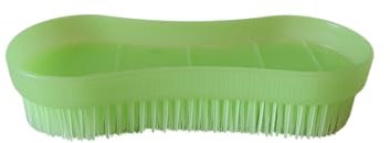 Today - Spazzola per Tappeti, Prato Sintetico e Superfici Tessili – Setole in Plastica Rigida, Design Ergonomico a Violino – Made in Italy
