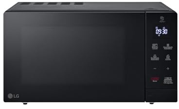 LG MH7032JAS Mikrowelle (30 L, 1000 W) mit Grill (LED-Display, 28 Automatikprogramme, pflegeleicht), Schwarz