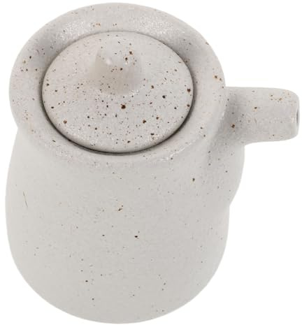 ULTECHNOVO Dispensador De Condimentos Cerámico Japonés Antiderrames Botella De Vinagre y Aceite Para Cocina Jarra Esmaltada Roja Estilo Tradicional Para Uso Doméstico y Sushi