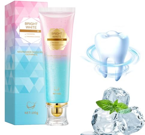1 Pezzi Niacinamide dentifricio,Dentifricio sbiancante alla niacinamide, dentifricio sbiancante intensivo alla niacinamide 2025, dentifrici per denti bianchi, rimozione delle macchie naturale,A