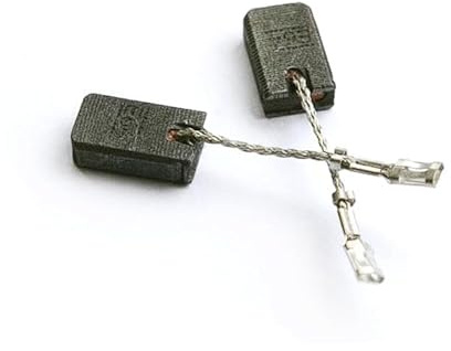 Escobillas de carbón con parada automática 6x10x17mm para amoladora angular Bosch GWS 12-125 S GWS 12-150 S 1200W E64 - Par de repuesto con protección del motor