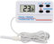 Thermomètre digital de réfrigérateur ou de congélateur - Avec alarme - Fonction max min - Câble de 1,2 m