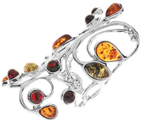 Ring - Börke - Silber 925/000 - Bernstein