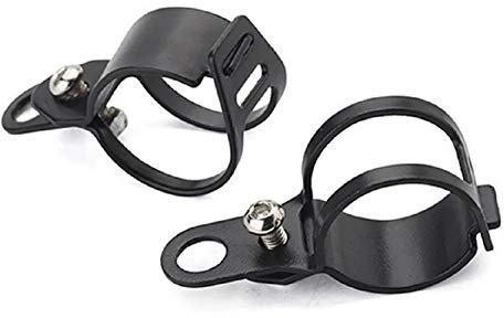 Scheinwerferhalterung, Asudaro 2 Stück Motorrad Blinkerklemme Universal Blinker Lichthalterung Klemmkopf Lampenhalter Gabel 30-43mm Motorrad Verlängerungshalterung Lenker Adapter,Schwarz