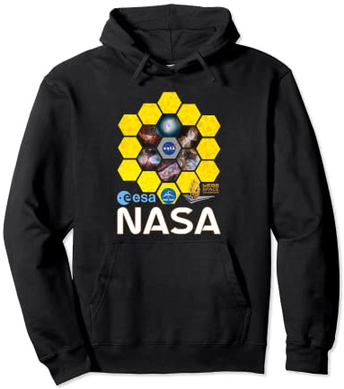 James Webb Space Teleskop Offizielle NASA ESA CSA Logos JWST Pullover Hoodie
