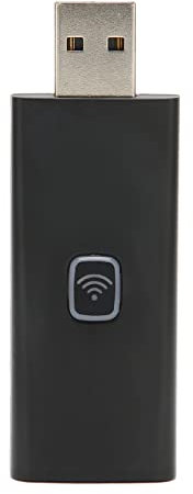 KOSDFOGE Adaptateur de contrôleur Bluetooth ABS sans Fil Plug and Play Poignée de Jeu Portable Convertisseur USB Noir Compatible avec PS3 PS4 PS5 Switch Pro PC(Le Noir)