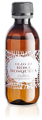 Olio di Rosa Mosqueta, Puro al 100%, Rivitalizza Pelle e Capelli, Azione Idratante e Nutriente, 110ml