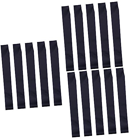 Operitacx 15stücke Schwarze Schärpe Vielseitige Unbedruckte Schärpen Für Partys -dekoration Und Abschlussfeiern Hochwertiges Weiches Material Für Individuellen Spaß Und Kreative