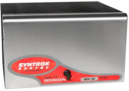Syntrox Germany Honda Generator Bosei, Benzin Generator, Dual Fuel Generator, mobile Generatoren, Wohnmobil Stromerzeuger, Benzin Notstromgenerator, Umweltfreundlich, Leicht zu Bedienen