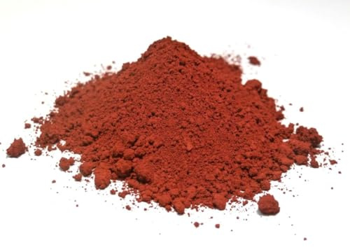 rent järnoxid, min. 97,5 %, rött, pulver, dijärntriioxid, järn(III)oxid, micronized Alpha-Fe2O3, CAS-nr: 1309-37-1 (20 kg säck)