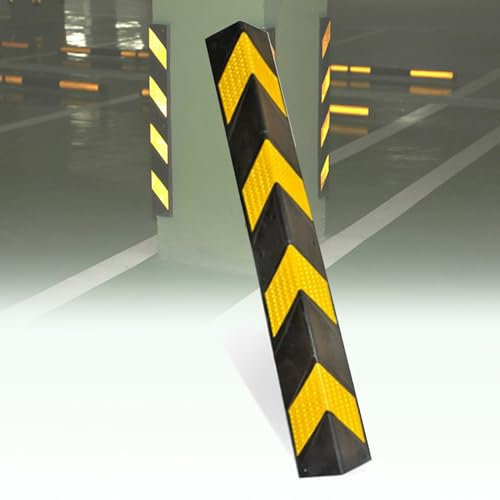 Protectores Borde Y Parachoques Pared, Protector Columnas Garage Reflectante, Protector de Esquinas y Pared de Garage, Revestimiento Garaje Protección Estacionamiento(80cm)