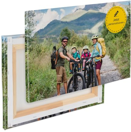 Foto auf Keilrahmen 120x80cm - personalisierte Leinwand - Fotogeschenk