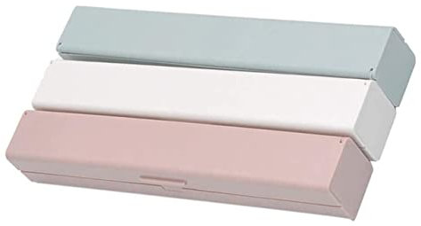 Cabilock Boîte de Film Alimentaire 3 Pièces en PP Cutter INOX 304