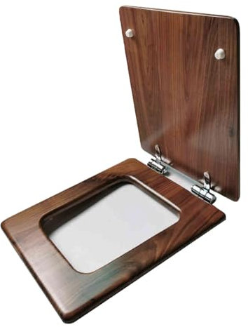 Eleeonora WC Abattant Clipsable,SièGe De Toilette en éPaissie,Abattant WC Salle De Bain,Abattant WC à Fermeture Douce,Facile à Nettoyer,RéGlable,Tampon,Convient Aux Toilettes D'HôTel