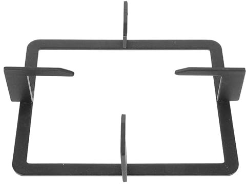 PRETYZOOM Gasherdhalterung Aus Gusseisen Rechteckiges Herdstützgestell Für Gasherd Rutschfestes Topfträger Für Küche Hitzebeständig Ölbeständig Leicht Zu Reinigen 24.40 X 19.40 X 6.50 Cm