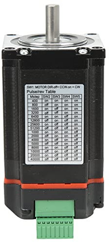Gearwell Closed Loop Motor, 20-48VDC Hybrid-Servomotor 2,2n · m, Hochtorsions-Stepper-Motor mit Treiber, CNC 3D-Druckermotor Controller
