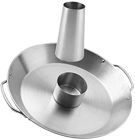 DECHOUS Support De BBQ Acier Inoxydable pour Rôtissage De Poulet Étagère De Grillade Résistante Aux Températures Accessoire Pratique pour Barbecue à