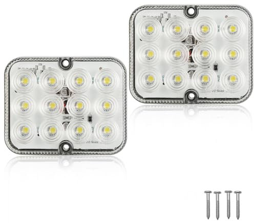 ETUKER 2x LED Luce di Retromarcia 12V / 24V Fari Retromarcia LED