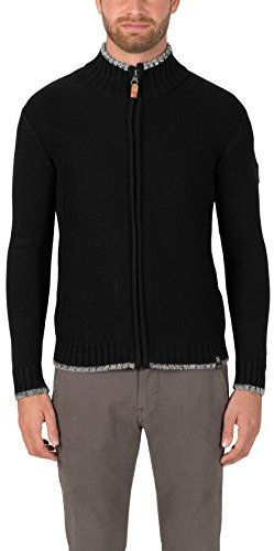 Timezone Herren Après-Ski Jacket Pullover, Schwarz (Caviar Black 9151), Medium
