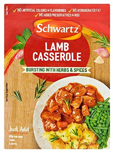 Schwartz Classic Lamb Casserole Recipe Mix 35g