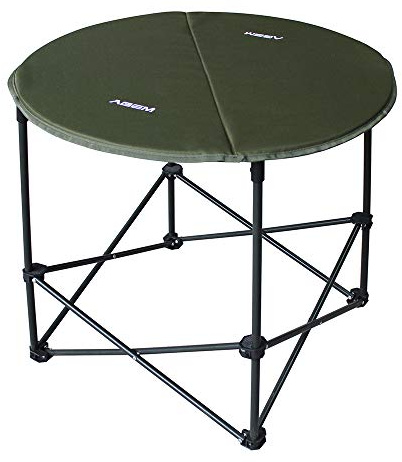 AGEM Campingtisch Rund Klappbar Flatbar Runder Camping Tisch Strandtisch 71x62cm