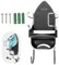 Alpinista Ironing Board Hanger Wall Mount Ironing Board Holder Wall Mount for Laundry Rooms Storage Organizer, Black