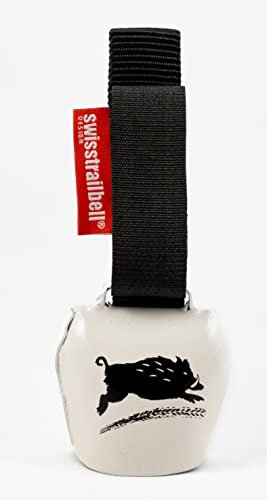swisstrailbell® BlackForest Edition Pure White: Be Wild, Trailbell, MTB, Bear Bell