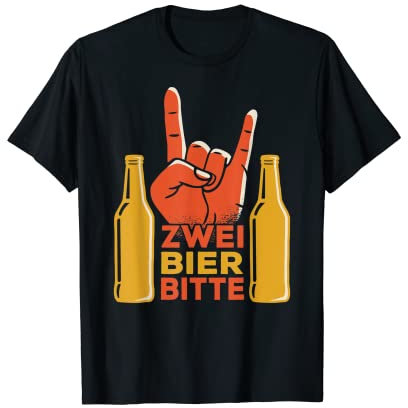 Pommesgabel Heavy Rock Musik - Lustiger Bier Spruch Festival T-Shirt