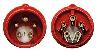 Clavijas moviles inversor faseCETAC 3P+N+TT 32AFAMATEL 13313400V IP44 conexion rapida