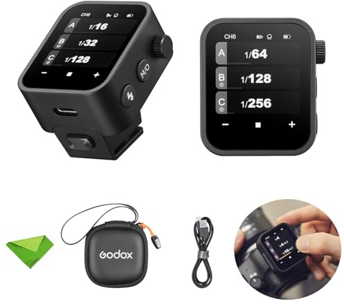 Godox X3 X3L X3-L Touchscreen TTL Wireless Flash Trigger for Leica Cameras, 2.4GHz Wireless, High-Speed Sync, OLED Screen Adjustable Brightness TTL Flash Transmitter for Leica SL2, SL1, TYP-60, Q2,M10