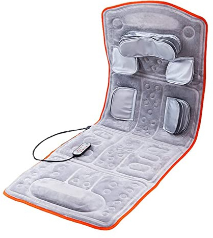 Colchoneta de masaje con calefacción para todo el cuerpo, colchón, terapia de calor multifuncional, almohadilla de masaje eléctrica Shiatsu, masajeador de espalda y cuello, cojín para cama, ester