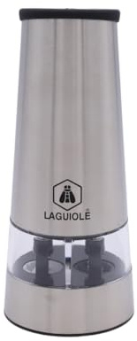 Moulin à sel et poivre électrique inox 2 en 1 -iode