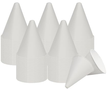 100pcs Entonnoir Vidange d'Huile Jetable, Entonnoir à Huile Cône d'Huile à Usage Unique Papier Sans Déversement Voiture Moteur Réservoir d'Huile Moteur Bouteilles d'Huile à Usage Automobile