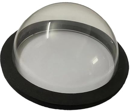 F Fityle Corral de Plantes flottantes d'aquarium en Forme de dôme, Anneau d'alimentation pour Poissons, dôme d'observation de Poissons d'étang en Acrylique