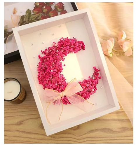 3D Bilderrahmen A4(21x29.7cm) Tiefer Rahmen für Objekte bis 5cm-Objektrahmen zum Befüllen Quadratische Form, 3D bilderrahmen für Objekte Fotos Kunstwerke Erinnerungen Blumen (weiß)