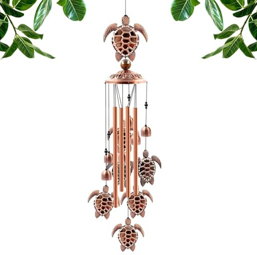 Carillons éoliens en métal, carillons éoliens de jardin | Carillon éolien vintage - Carillon éolien rétro pour la maison, la terrasse, l'arrière-cour, la décoration de jardin, les carillons éoliens