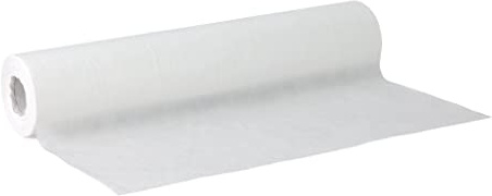 Habys Einwegauflage aus Vlies glatt 50cm x 50m auf Rolle mit Perforation I Weiß I Vlieslaken Liegenabdeckung Medizinalkrepp Ärzterollen I Kosmetikliege - Tatto - SPA - Ärztekrepp