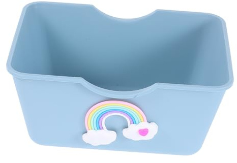 POPETPOP Bañera Elevada para Hámster con Diseño Divertido Accesorio para Pequeños Roedores Espacio De Baño Cómodo y Duradero Arcoíris