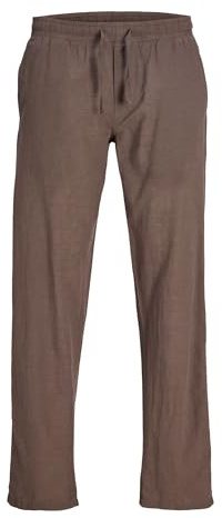 JACK & JONES Jpstkane Summer Linen Blend Jogger SN, Falcon, S Uomo