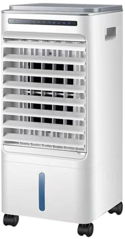 GWFBLID Air Rafraichisseur d’Air 5L 3en1,3 Vitesses 3 Modes 60° Oscillation Minuterie 7h Climatiseur Mobile sans Évacuation Silencieux sans Conduit Ventilateur Refroidisseur d'air pour Maison Bureau